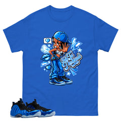 Talk To The Hand Shirt - Match Air Foamposite One Royal