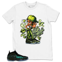 Talk To The Hand Shirt - Match Air Foamposite Pro Pine Green