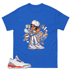Talk To The Hand Shirt - Match Blue Air Jordan 3 Knicks