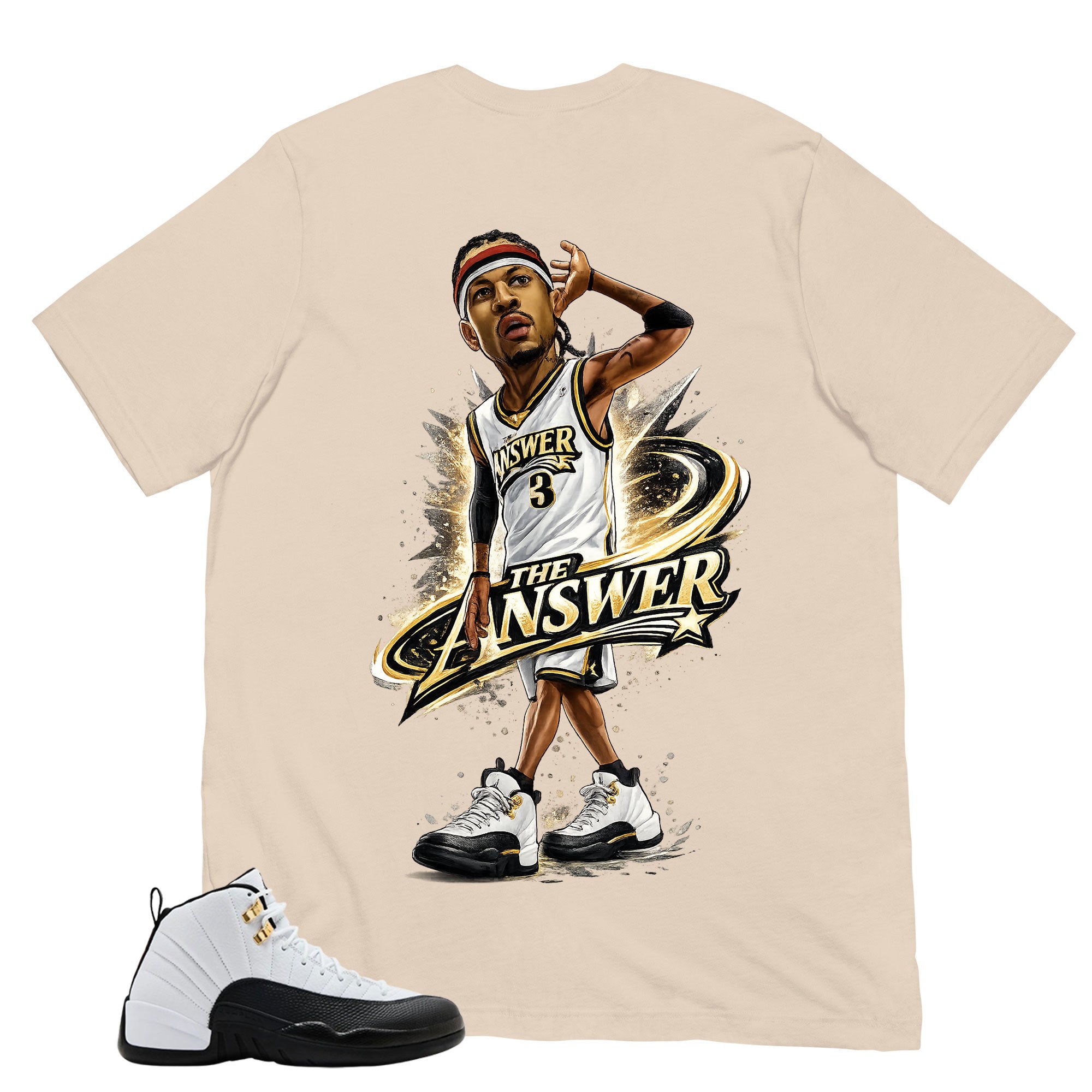 The Answer Shirt - Match Air Jordan 12 'Taxi'