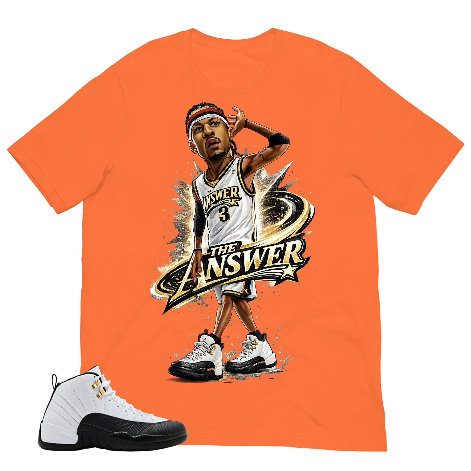 The Answer Shirt - Match Air Jordan 12 'Taxi'