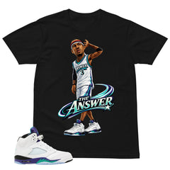 The Answer Shirt - Matching Air Jordan 5 Retro 'Grape' 2025