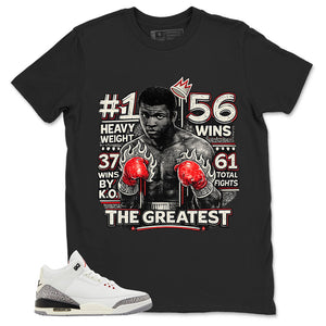 The Greatest Shirt - Match Jordan 3 White Cement Reimagined