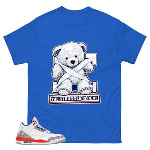 The Struggle Is Real Shirt - Match Blue Air Jordan 3 Knicks