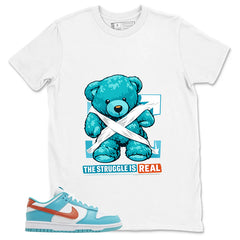 The Struggle Is Real Shirt - Match White Dunk Low Miami Dolphins