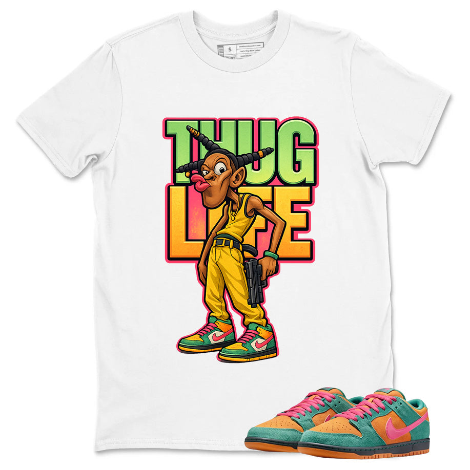 Thug Life Graphic Tee, Shirt to Match SB Dunk Green Noise, SB Dunk Green Noise Watermelon Unisex Shirt