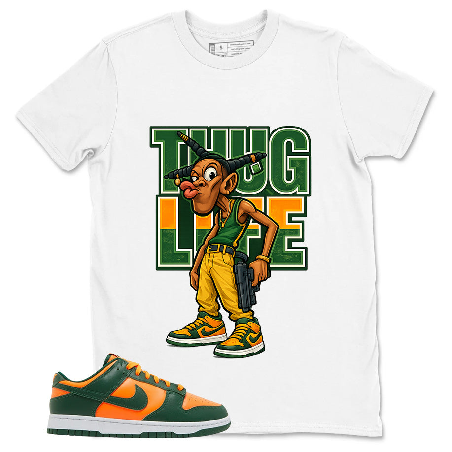Thug Life Shirt - Match Green Dunk Low Miami Hurricanes