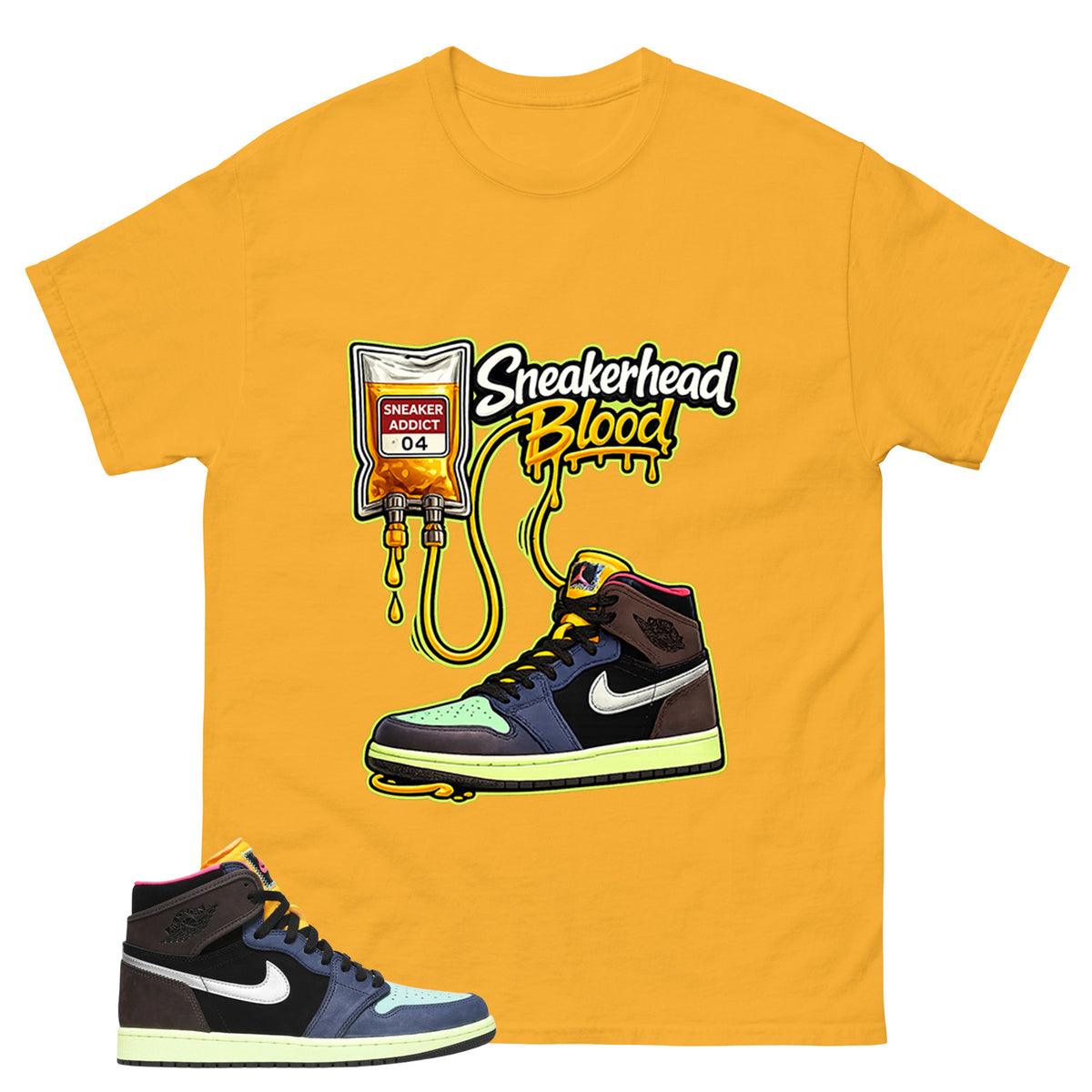 Tokyo Bio Hack 1s Zadago Shirt Sneakerhead Blood Graphic