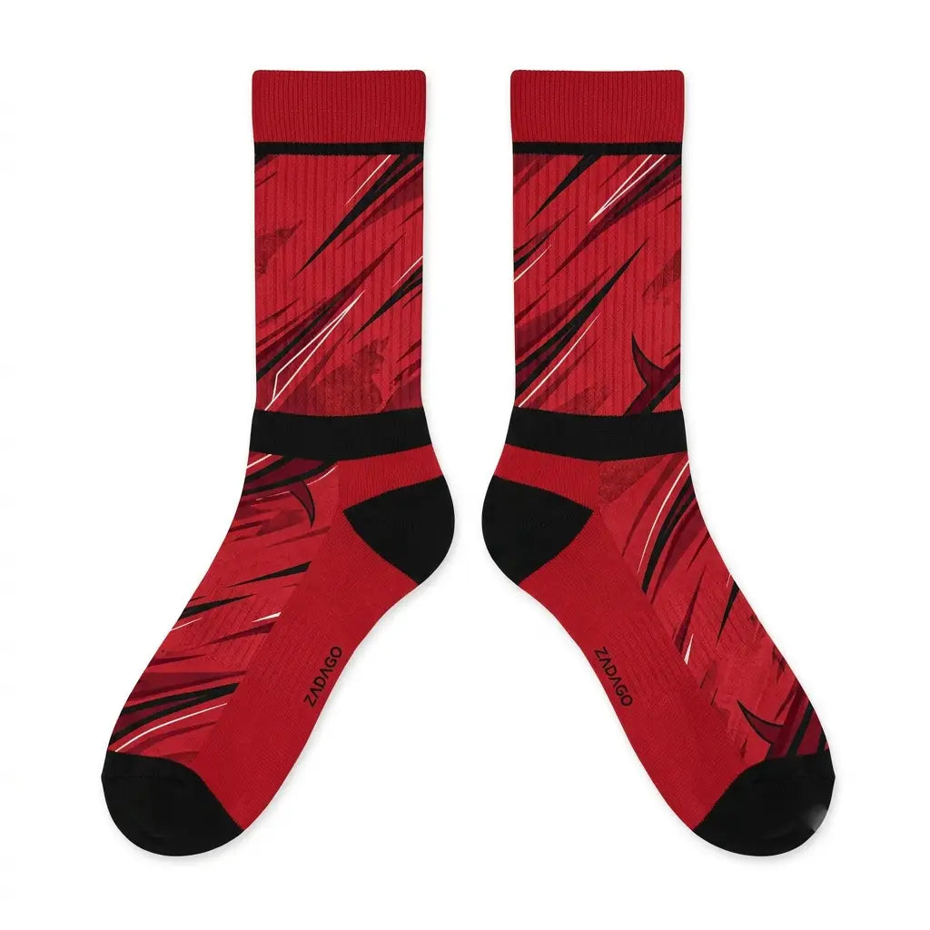 Toro Bravo Socks – Air Jordan 6 Retro Inspired Mid-Calf Unisex Crew Socks