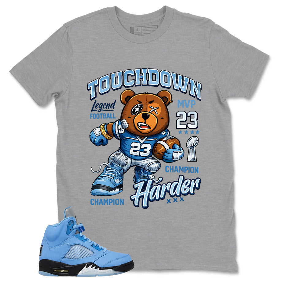 Graphic Tee Touchdown 23 Shirt - to Matching Air Jordan 5 Retro SE UNC | Zadago