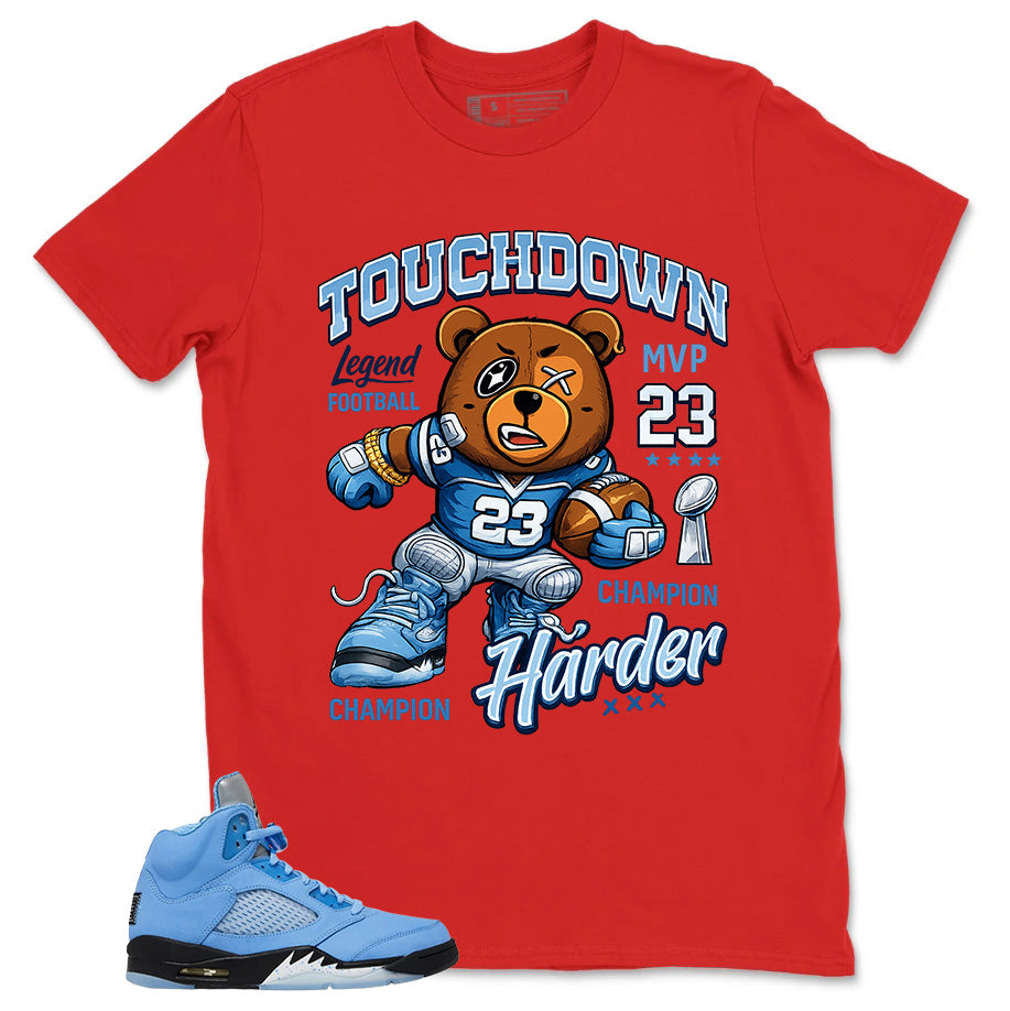 Graphic Tee Touchdown 23 Shirt - to Matching Air Jordan 5 Retro SE UNC | Zadago