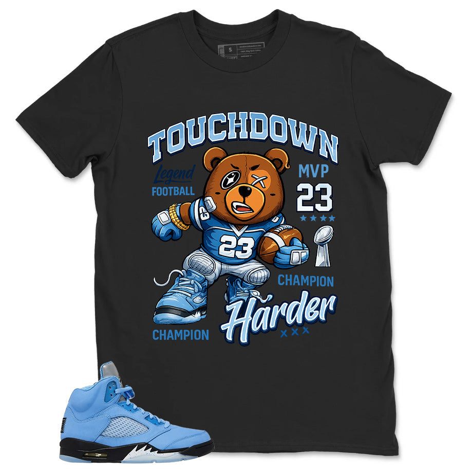 Graphic Tee Touchdown 23 Shirt - to Matching Air Jordan 5 Retro SE UNC | Zadago
