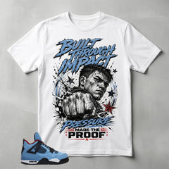 Travis Scott Cactus Jack 4s Zadago Shirt Built Through Impact Graphic