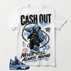 Travis Scott Cactus Jack 4s Zadago Shirt Cash Out Team Graphic