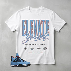 Travis Scott Cactus Jack 4s Zadago Shirt Elevate Yourself Graphic
