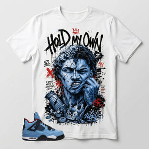Travis Scott Cactus Jack 4s Zadago Shirt Hold My Own Graphic