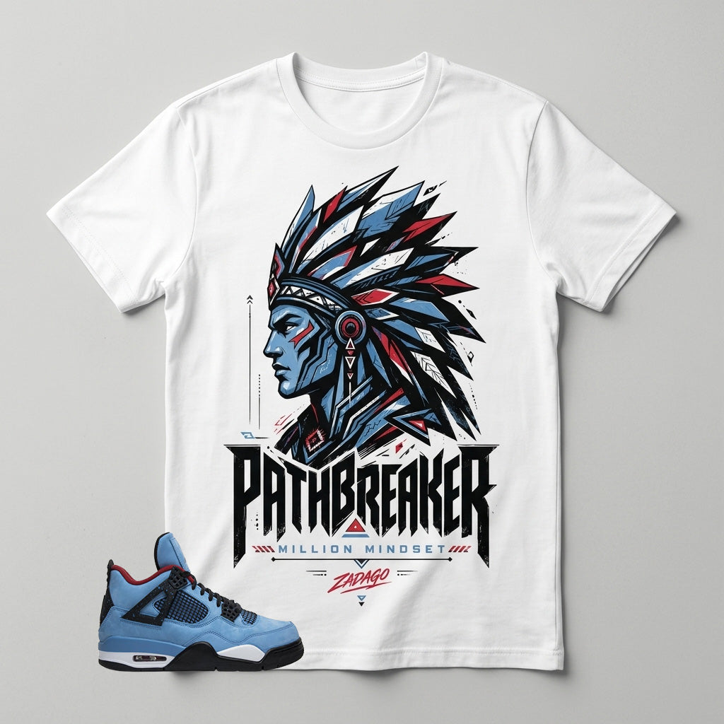 Travis Scott Cactus Jack 4s Zadago Shirt Path Breaker Graphic