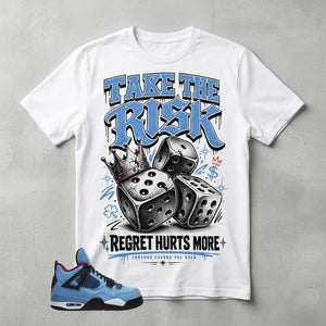Travis Scott Cactus Jack 4s Zadago Shirt Take The Risk Graphic