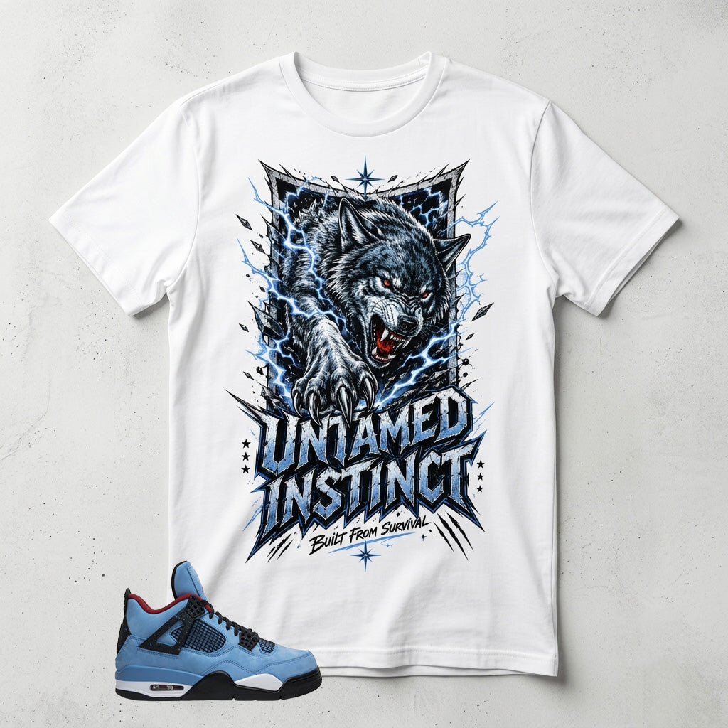 Travis Scott Cactus Jack 4s Zadago Shirt Untamed Instinct Graphic