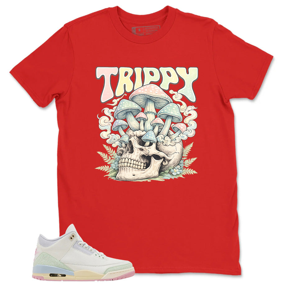 Trippy Skull Shirt - Match Air Jordan 3 Spring is In The Air