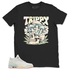 Trippy Skull Shirt - Match Air Jordan 3 Spring is In The Air