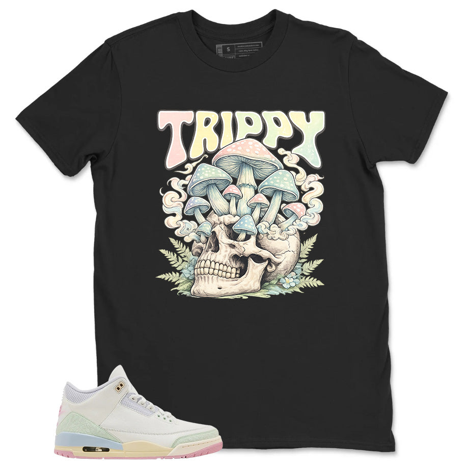 Trippy Skull Shirt - Match Air Jordan 3 Spring is In The Air