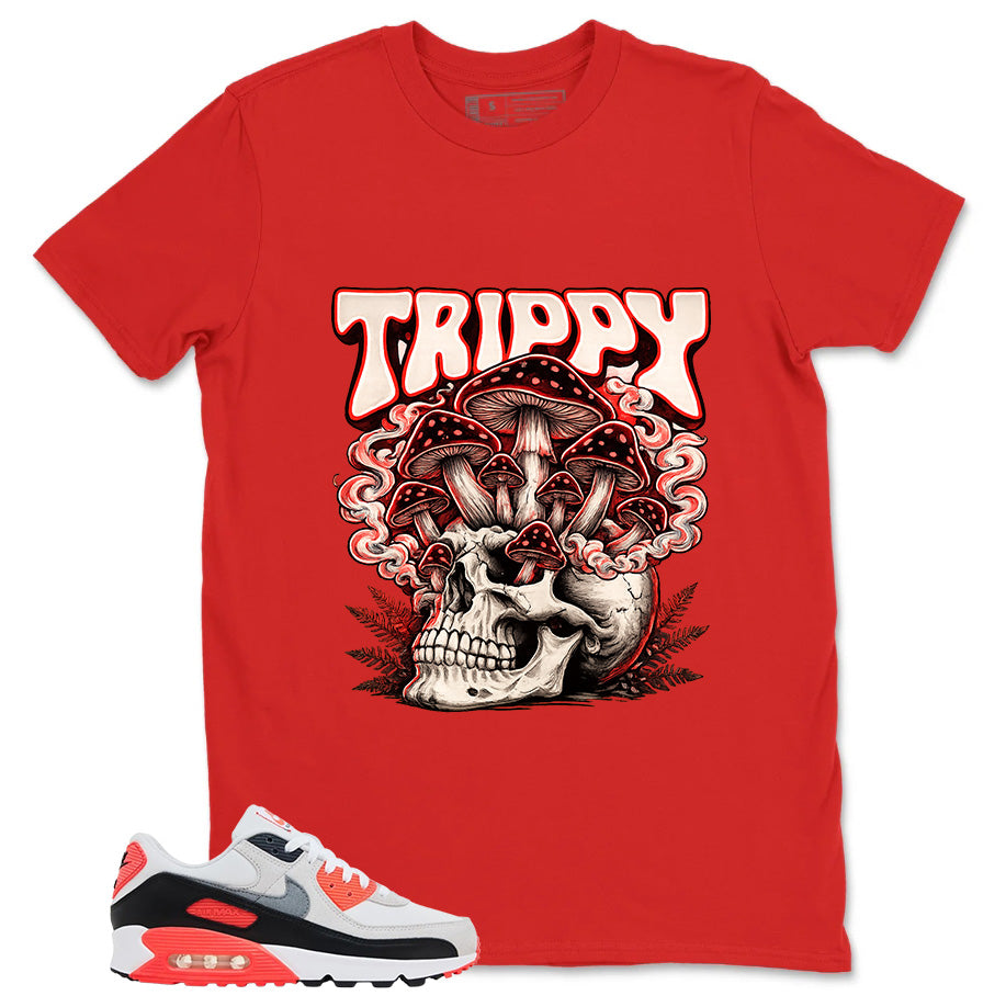 Trippy Skull Shirt - Match Air Max 90 Infrared