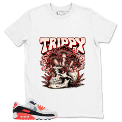 Trippy Skull Shirt - Match Air Max 90 Infrared