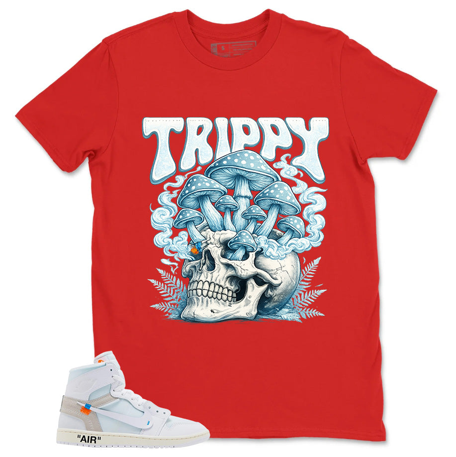 Trippy Skull Shirt - Match Virgil Abloh x Air Jordan 1 Alaska