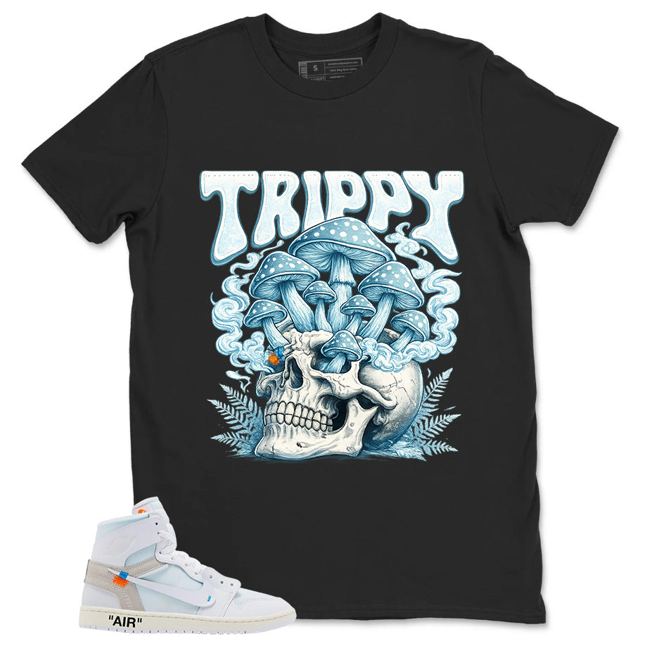 Trippy Skull Shirt - Match Virgil Abloh x Air Jordan 1 Alaska