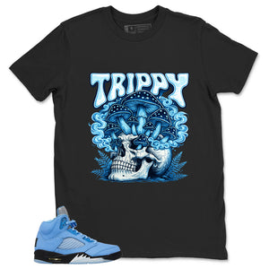 Graphic Tee Trippy Skulls Shirt - Matching Air Jordan 5 Retro SE UNC
