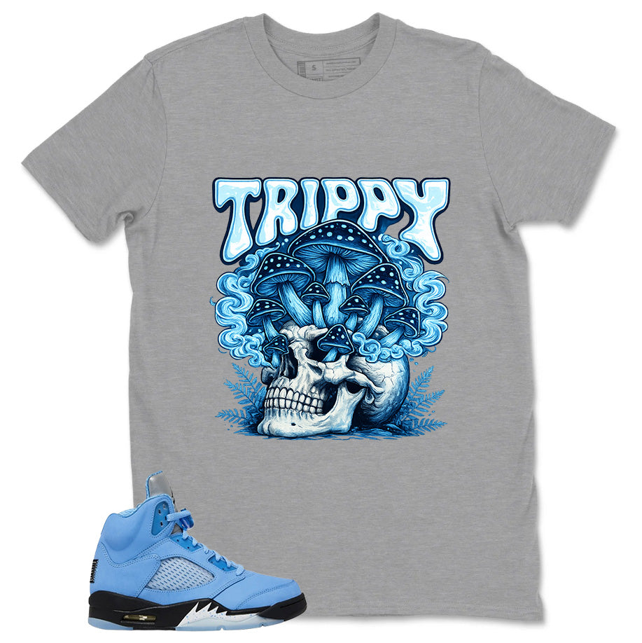 Graphic Tee Trippy Skulls Shirt - Matching Air Jordan 5 Retro SE UNC