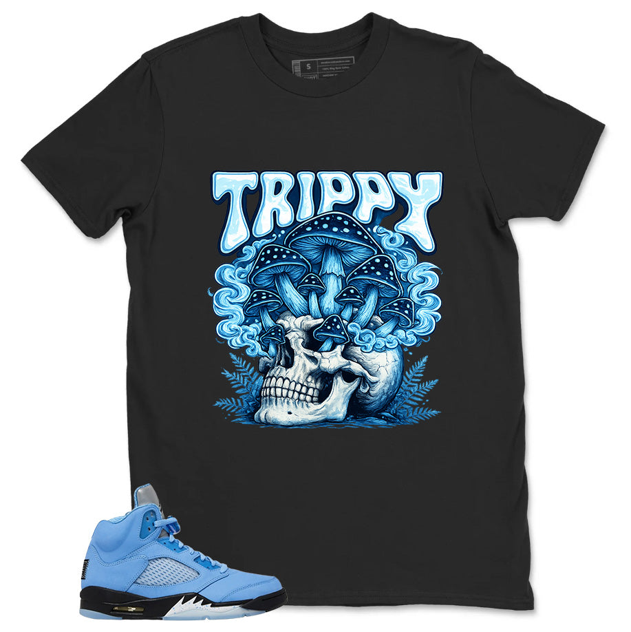 Graphic Tee Trippy Skulls Shirt - Matching Air Jordan 5 Retro SE UNC