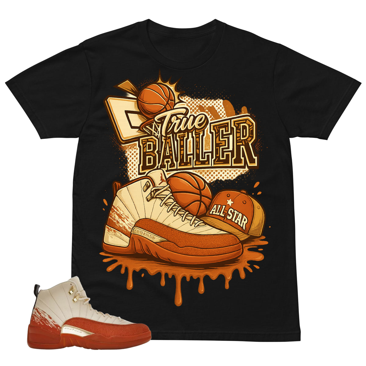 True Baller Shirt - Match Eastside Golf x Air Jordan 12 'Out the Mud'