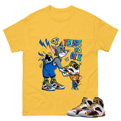 Trust No One Graphic Tee, Shirt to Match Air Jordan 7 Miro, Air Jordan 7 Miro Unisex Shirt