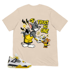 Trust No One Shirt - Match Air Jordan 4 Vivid Sulfur