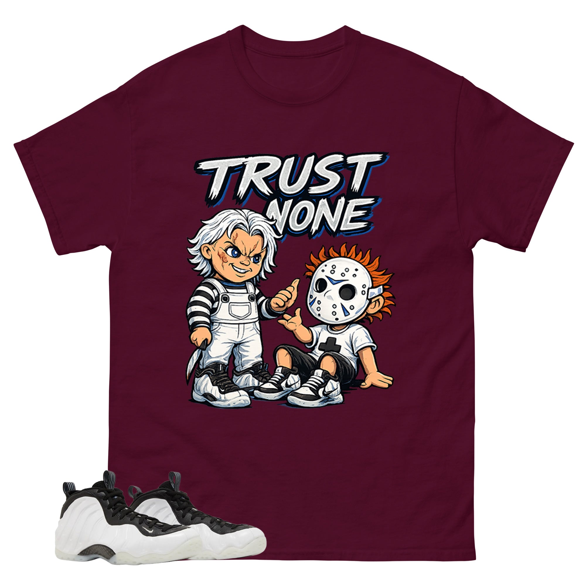 Trust None Graphic Tee - Shirt to Match Air Foamposite One Penny