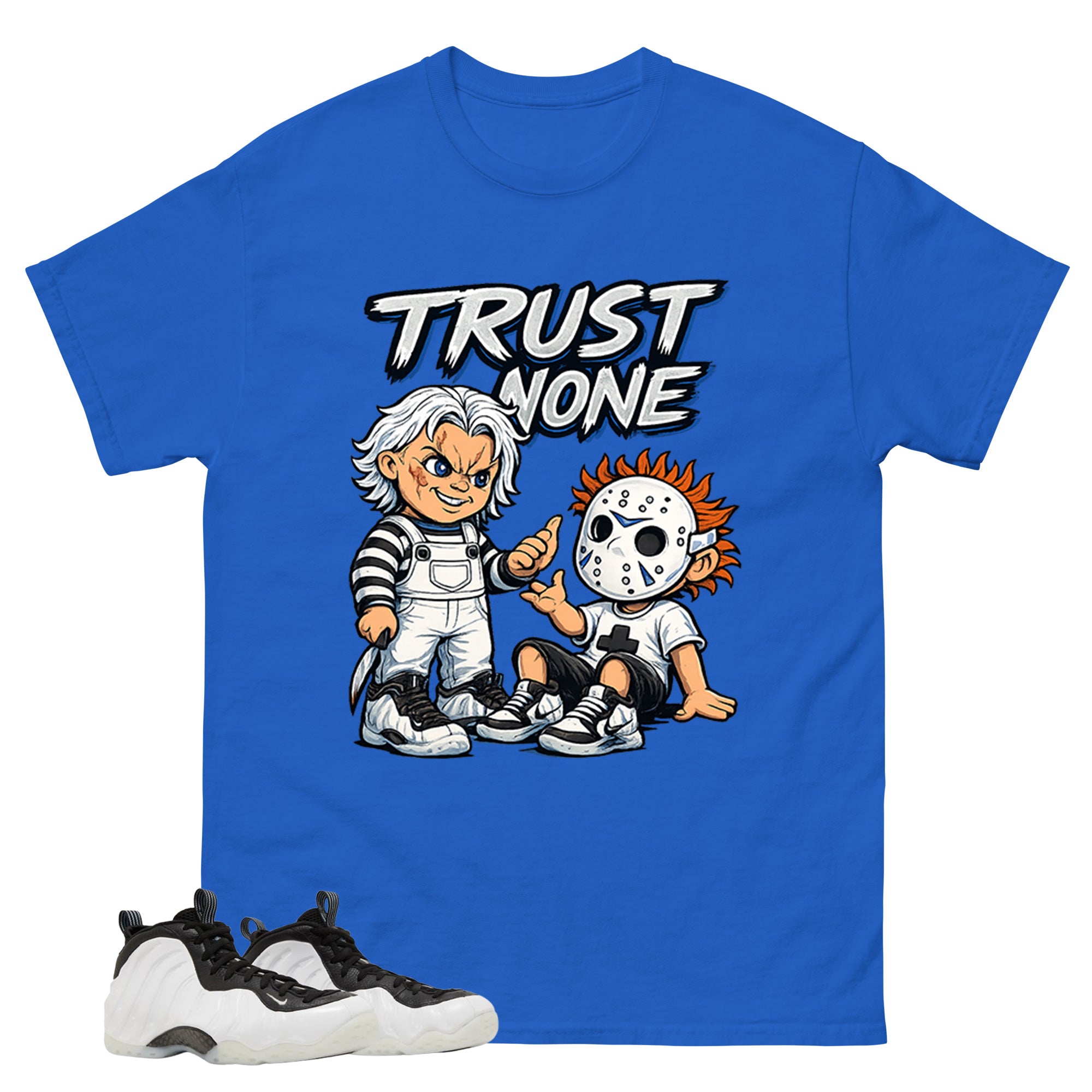 Trust None Graphic Tee - Shirt to Match Air Foamposite One Penny