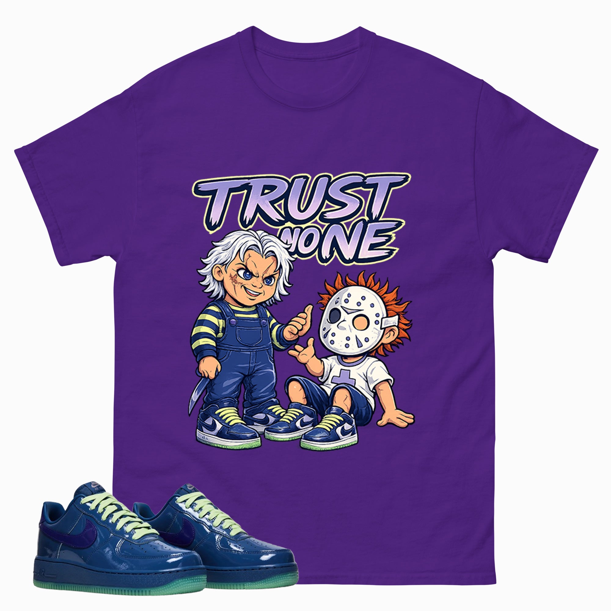Trust None Graphic Tee, Shirt to Match Air Force 1 Mystic Navy, Air Force 1 Unisex Shirt