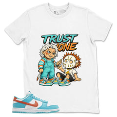 Trust None Shirt - Match Green Dunk Low Miami Dolphins