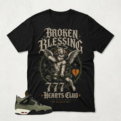 Undefeated 4s Zadago Shirt Broken Blessing Graphic