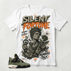 Undefeated 4s Zadago Shirt Silent Fortune Graphic