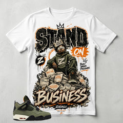Undefeated 4s Zadago Shirt Stand On Business Graphic
