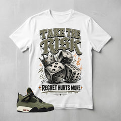 Undefeated 4s Zadago Shirt Take The Risk Graphic