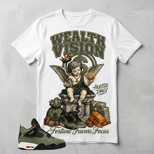 Undefeated 4s Zadago Shirt Wealth Vision Graphic