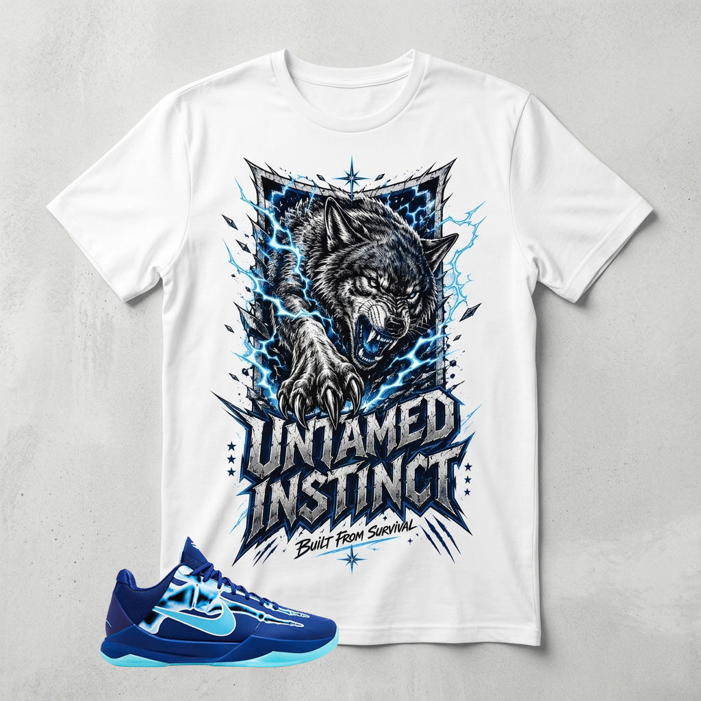 Untamed Instinct Graphic Tee - Shirt To Match Kobe 5 Protro X-Ray