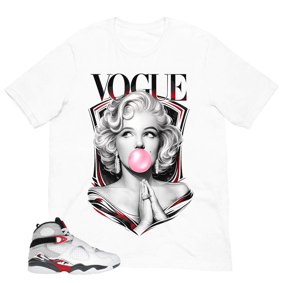 Graphic Tee to Matching 8s Bugs Bunny VG Lady Shirt