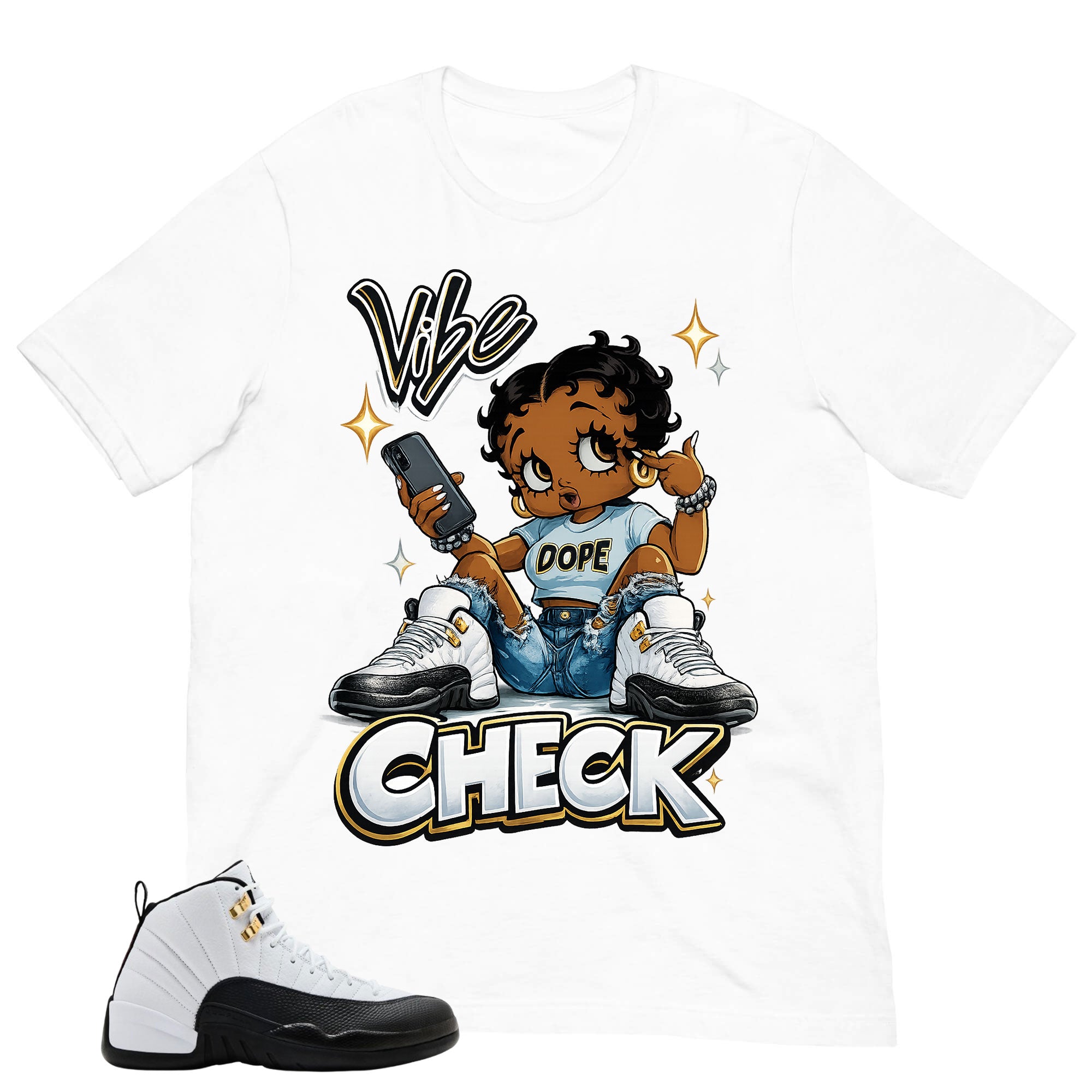 Vibe Check Shirt - Match Air Jordan 12 'Taxi'