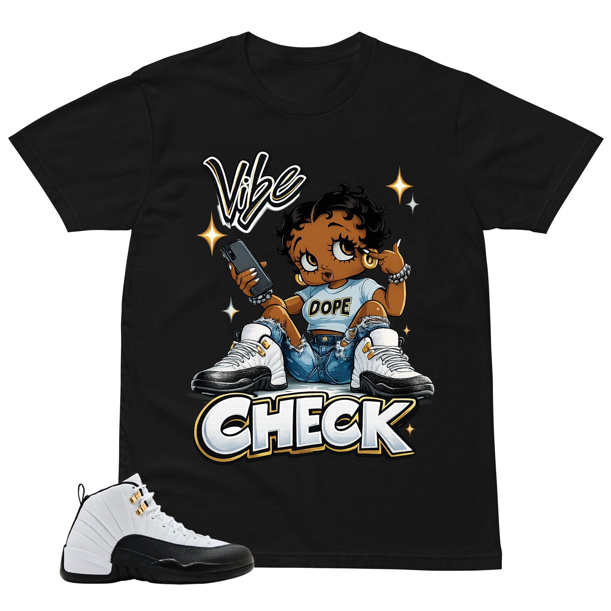 Vibe Check Shirt - Match Air Jordan 12 'Taxi'