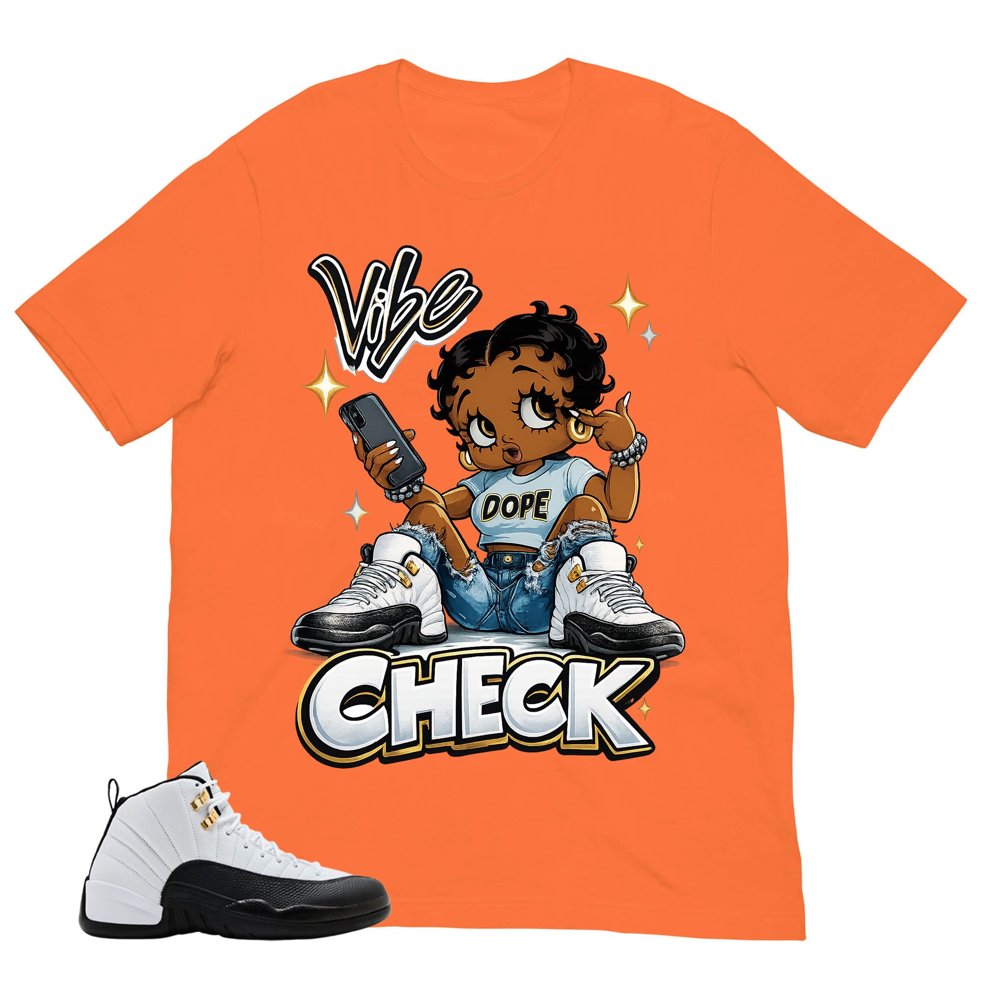 Vibe Check Shirt - Match Air Jordan 12 'Taxi'
